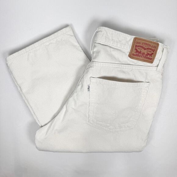 Levi’s ‘94 Cream Baggy Corduroy Pants - 31/31 - Picture 1 of 7